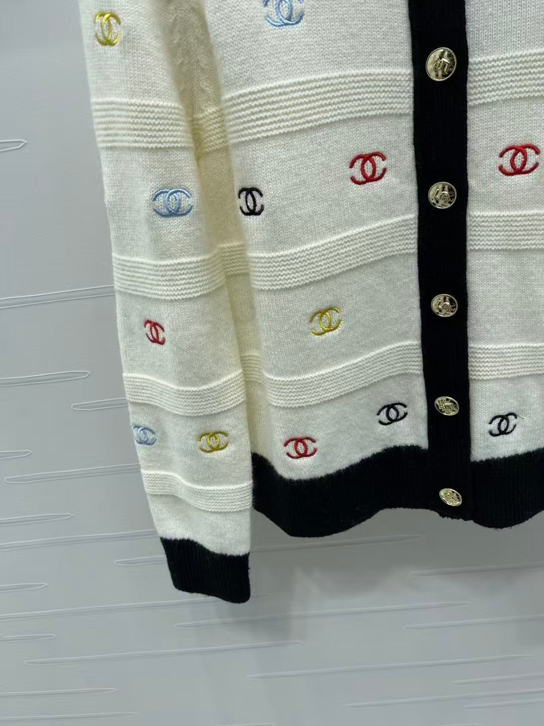 Embroidered double C cardigan