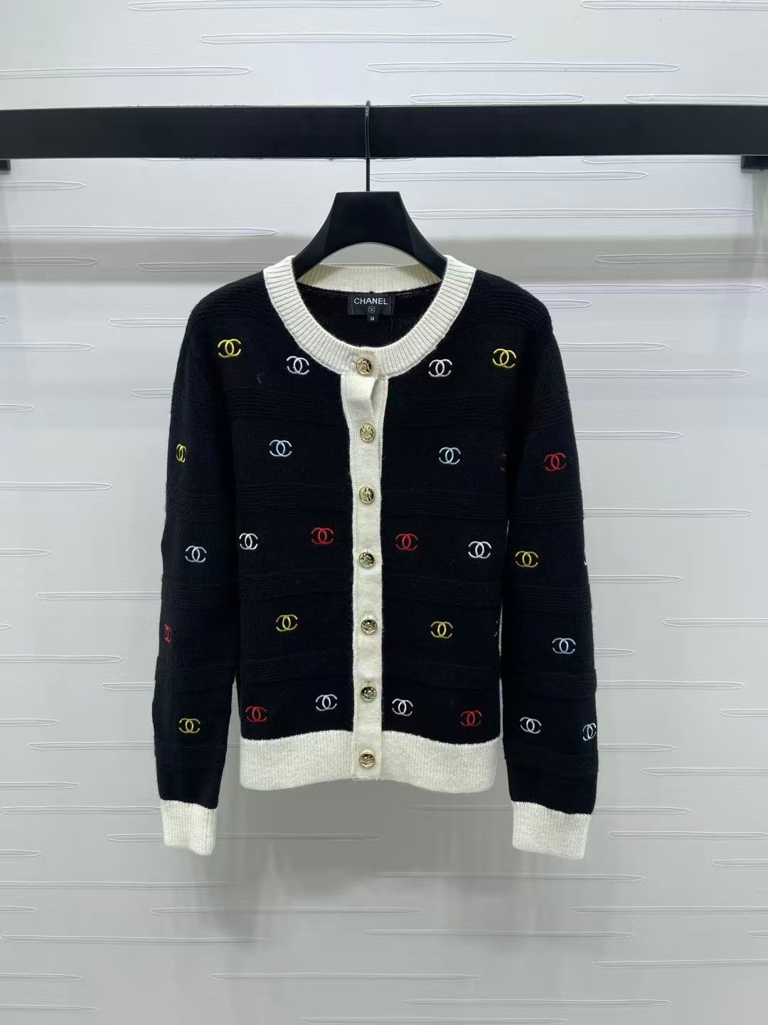 Embroidered double C cardigan