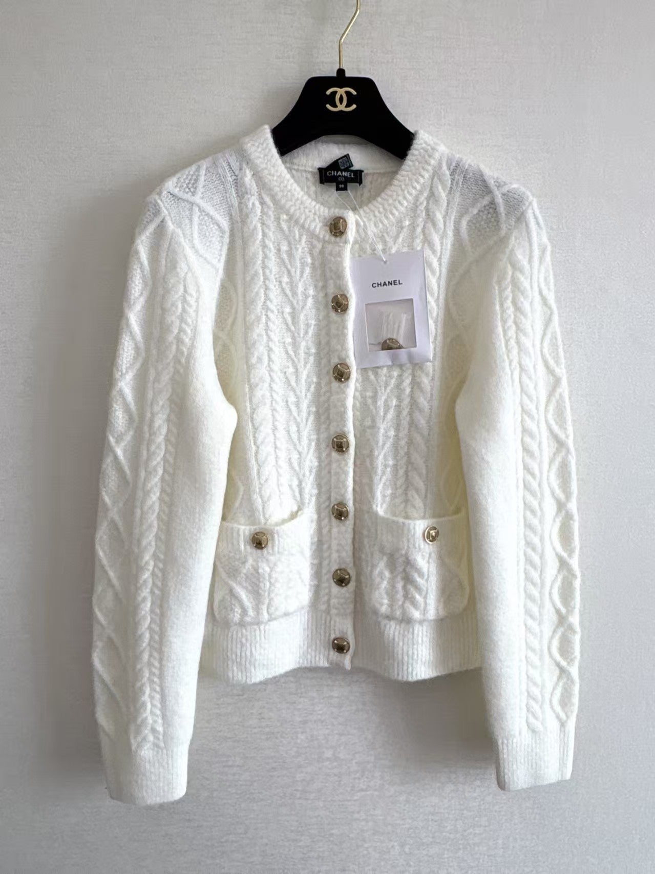 New cable knit cardigan