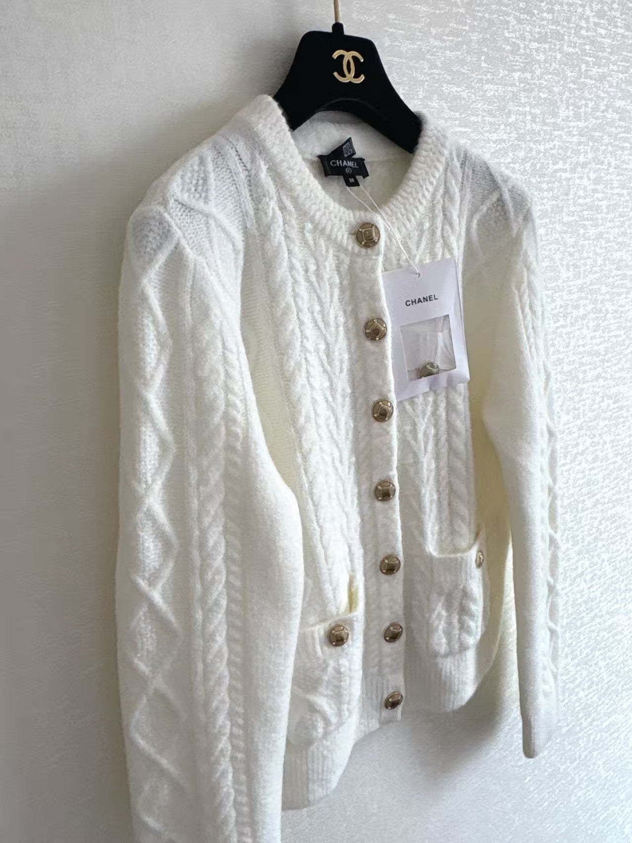 New cable knit cardigan