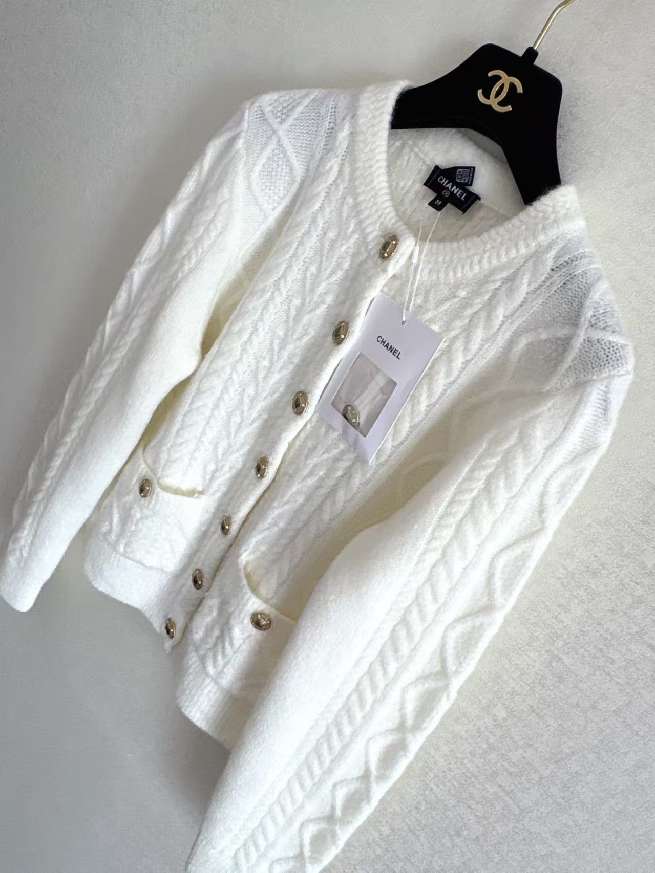 New cable knit cardigan