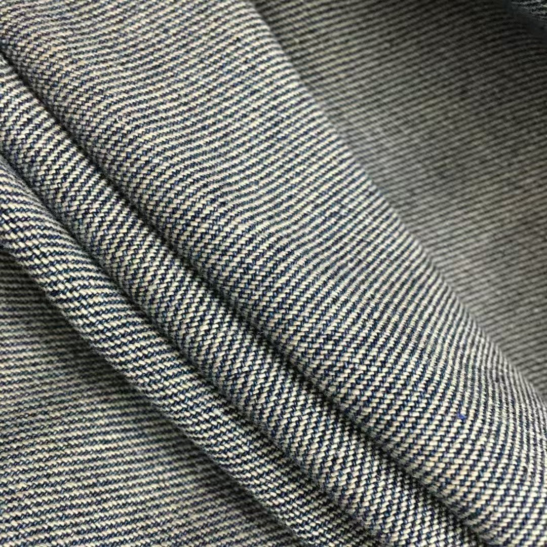 Flocked logo embroidered jeans