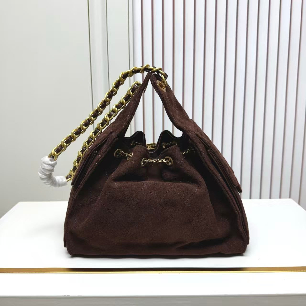 nubuck leather Hobo underarm bag