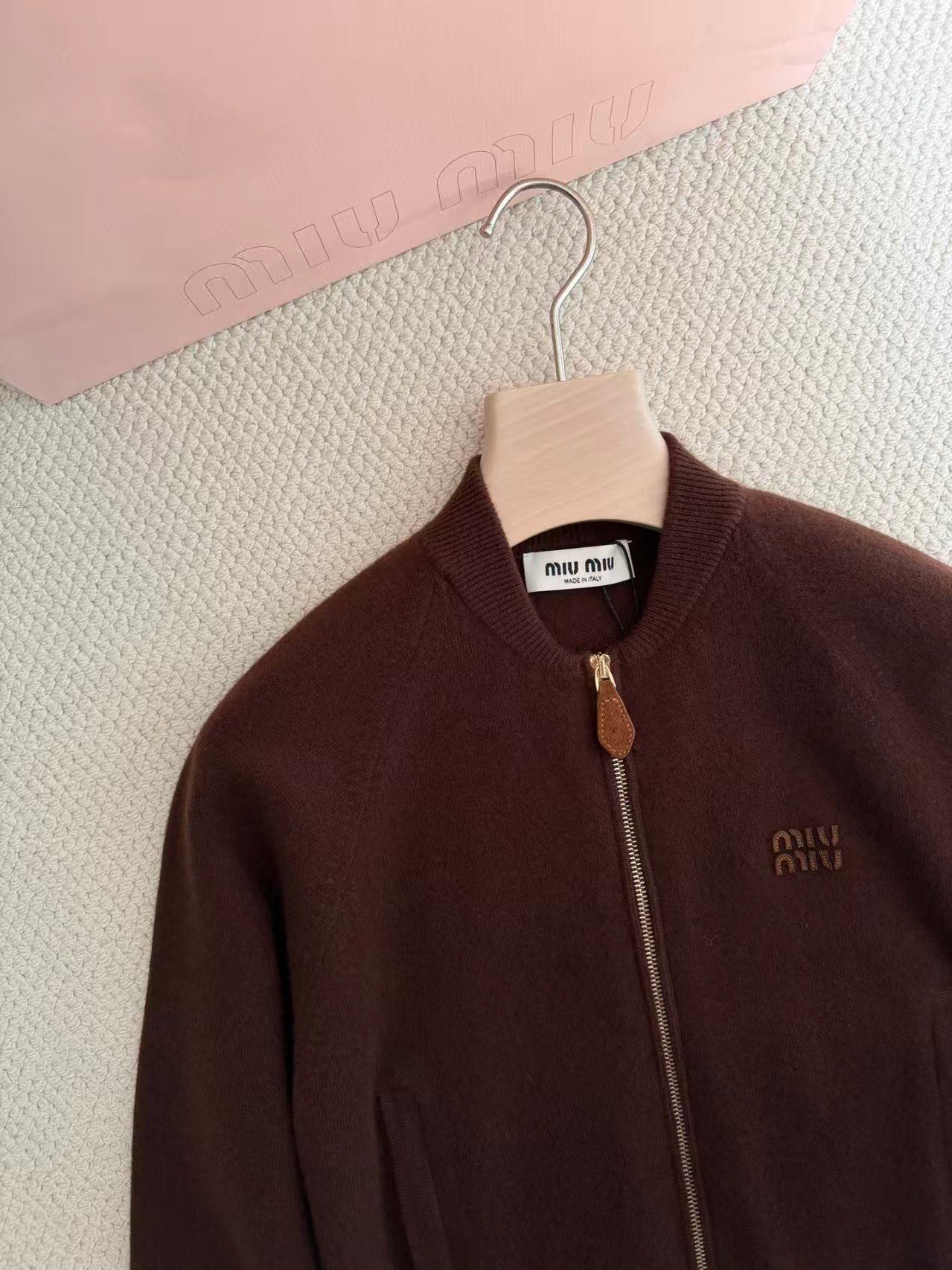 New zip-up cardigan