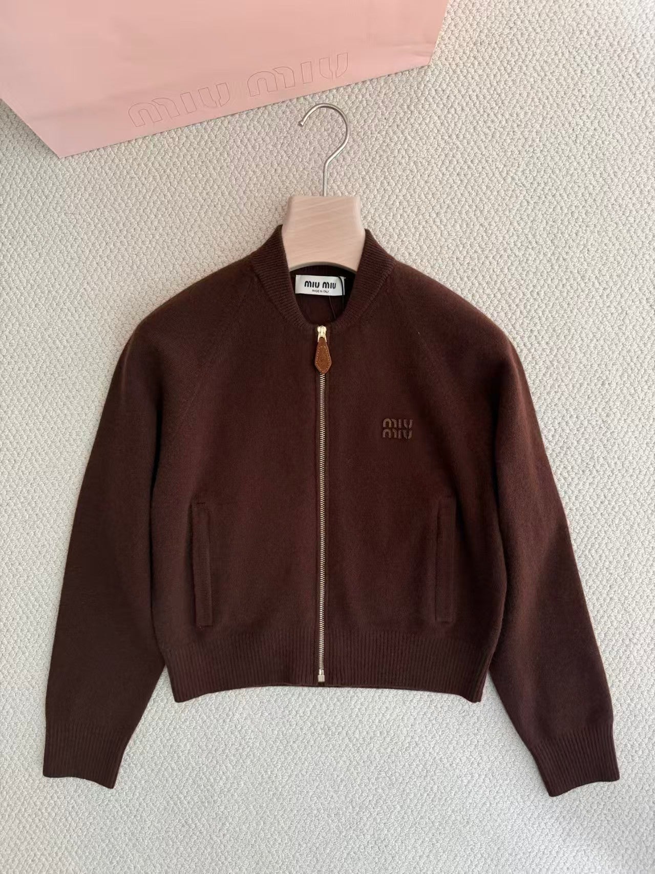 New zip-up cardigan
