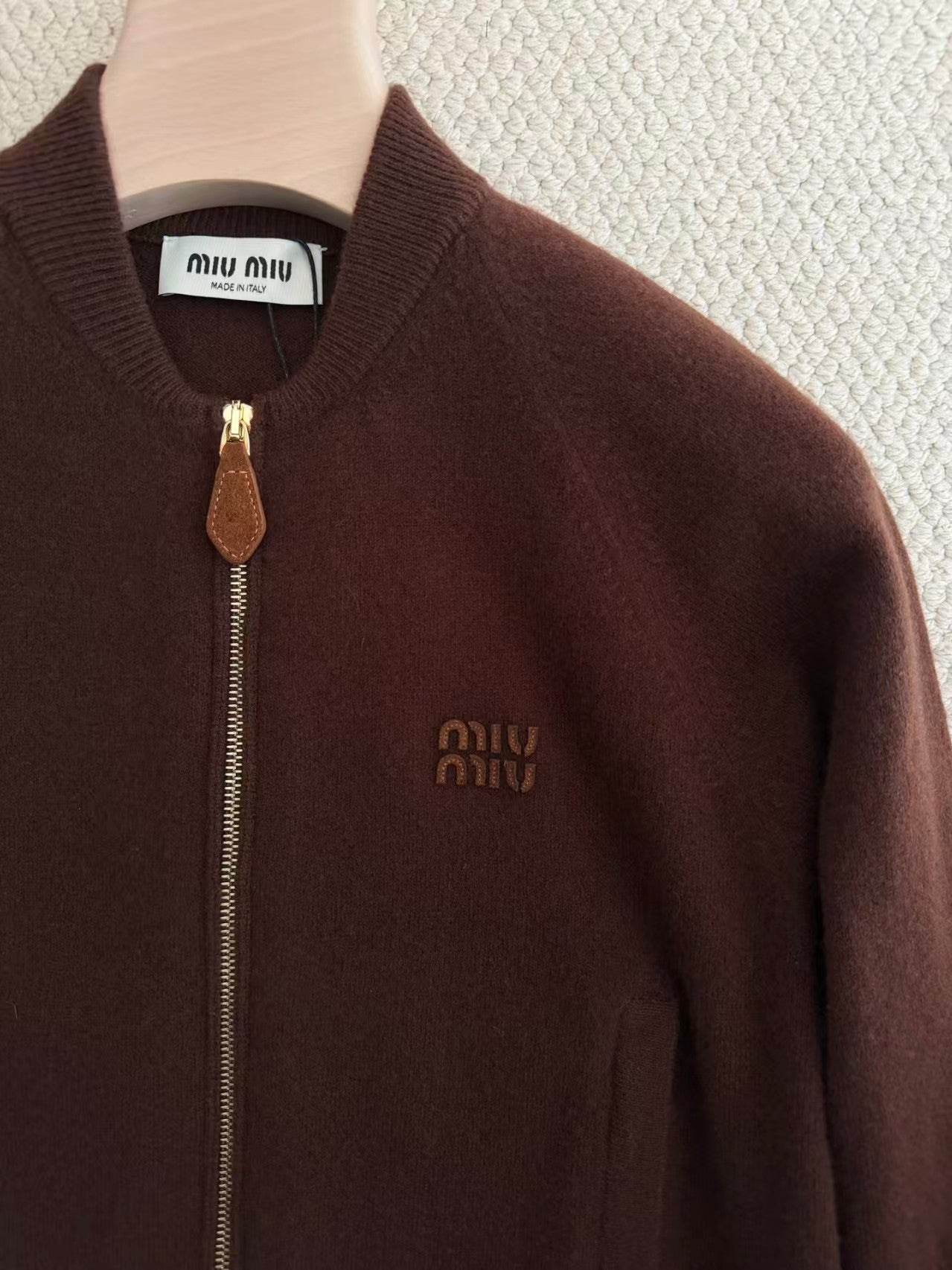 New zip-up cardigan