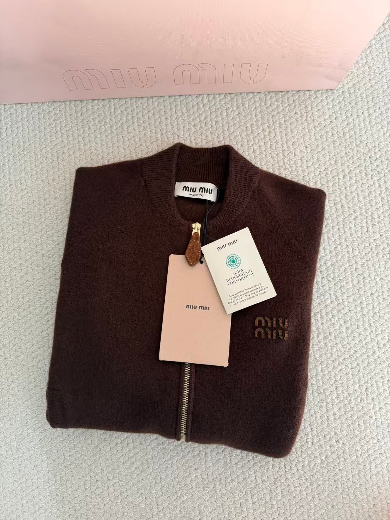 New zip-up cardigan