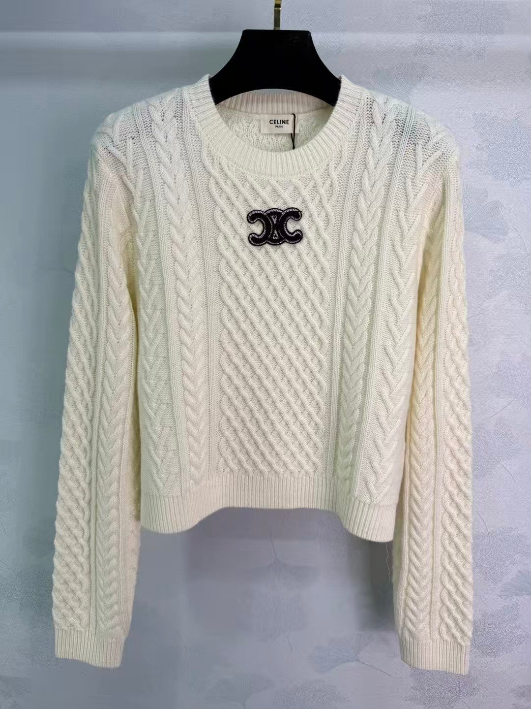 New round neck Arc de Triomphe sweater