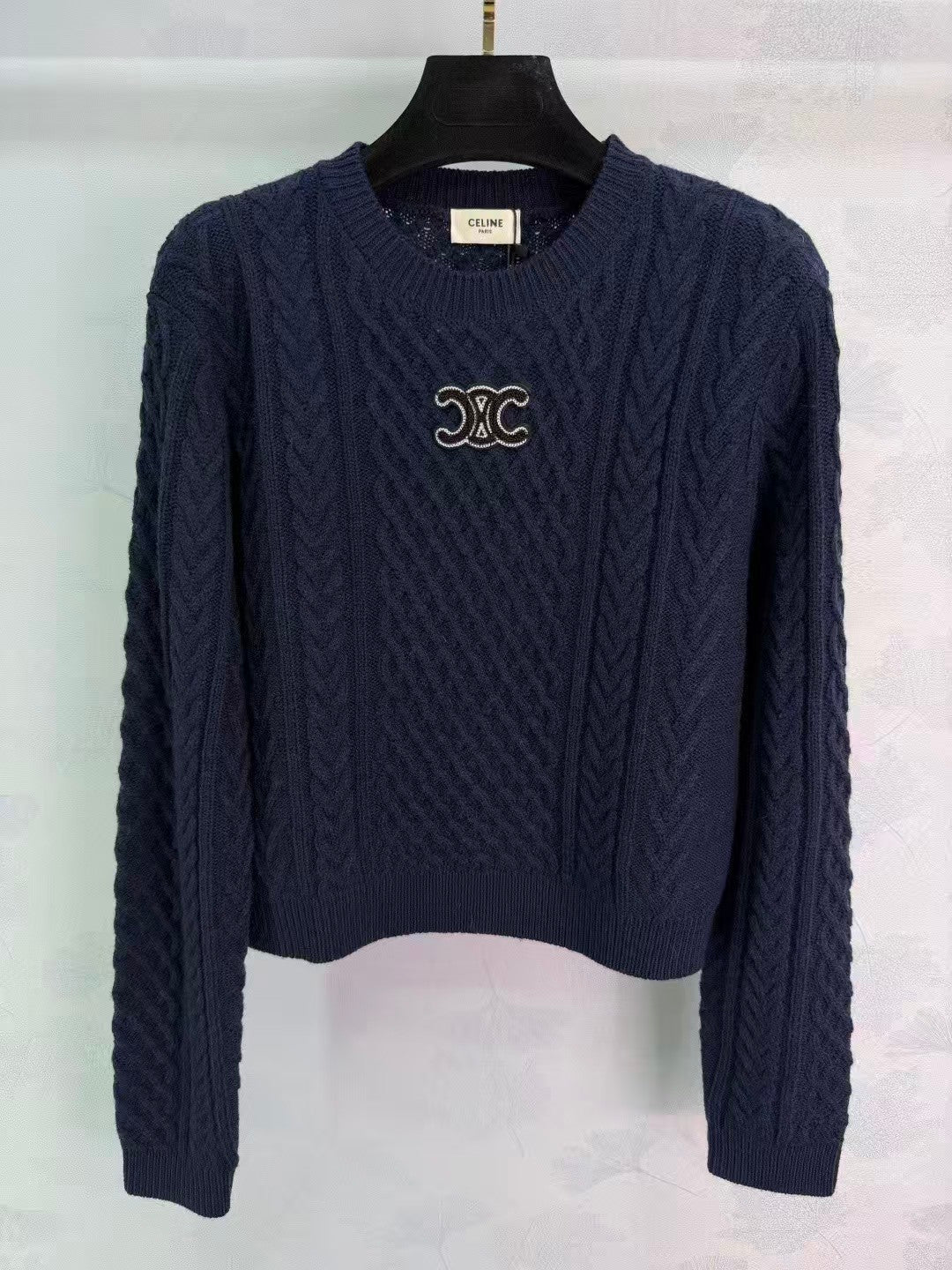 New round neck Arc de Triomphe sweater