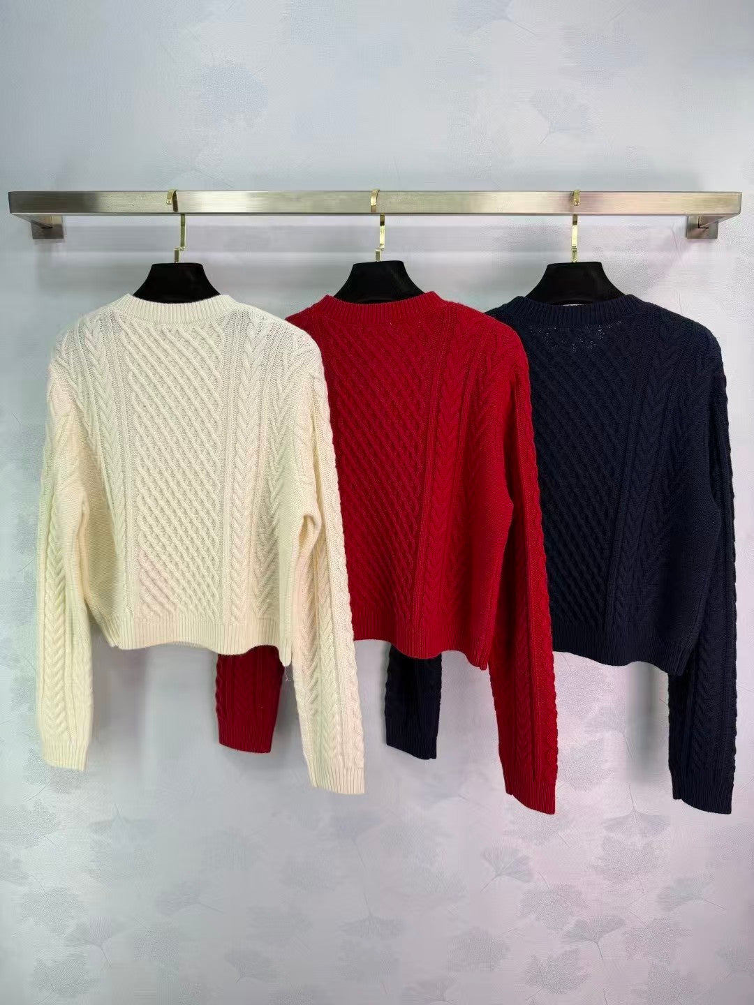 New round neck Arc de Triomphe sweater