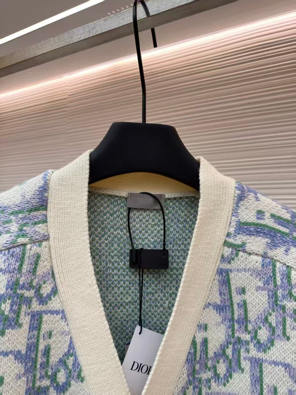 Monogrammed cardigan
