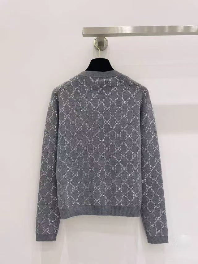 New Jacquard Knit Cardigan