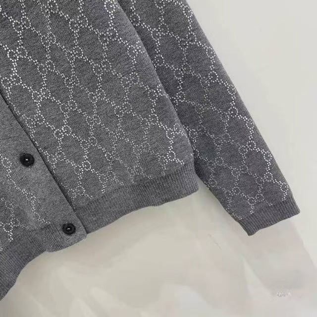 New Jacquard Knit Cardigan