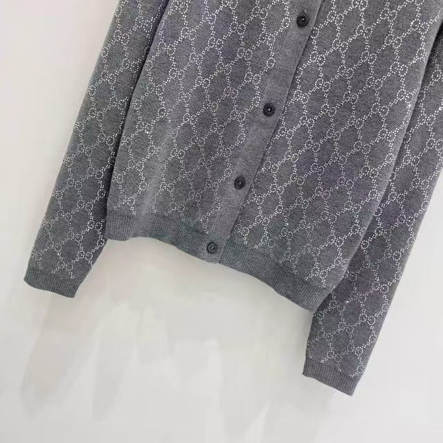 New Jacquard Knit Cardigan