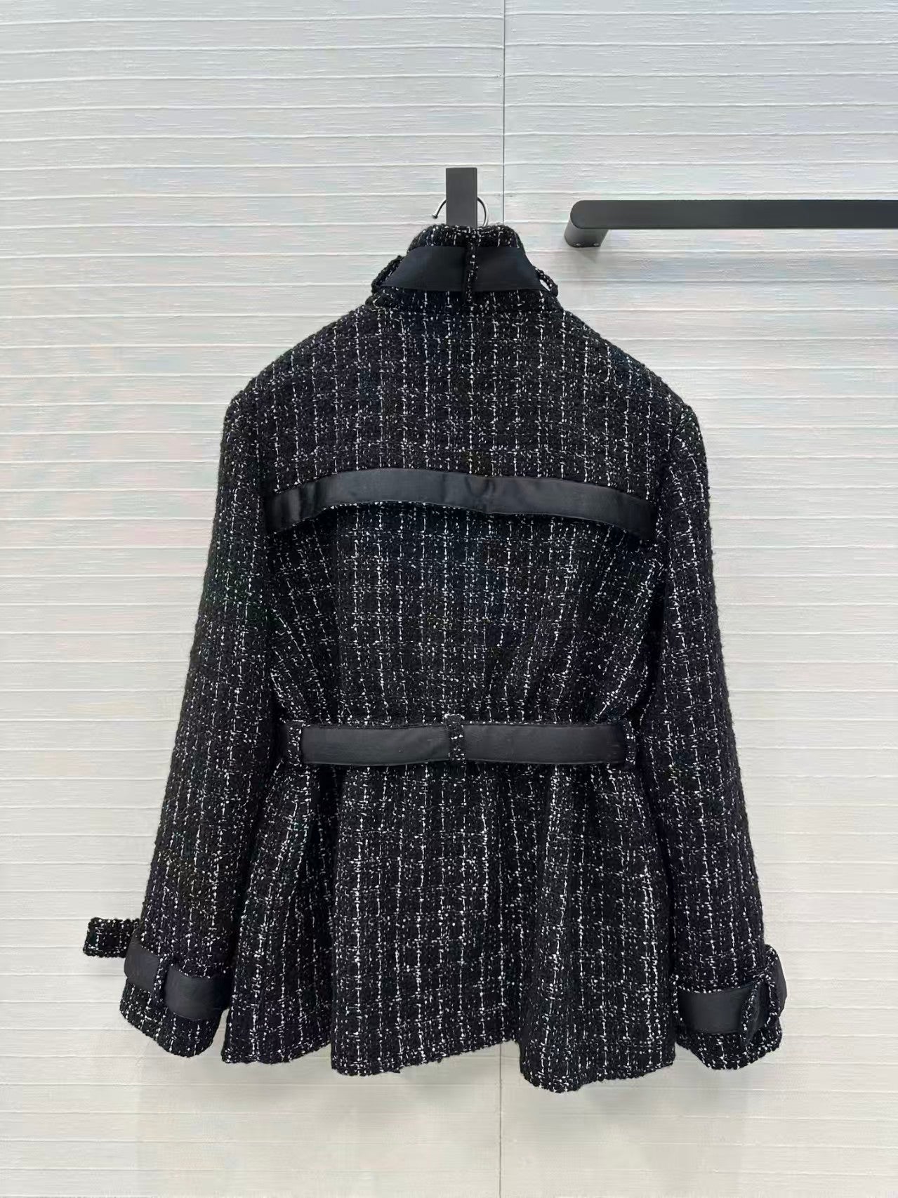 Silk jacquard lined jacket