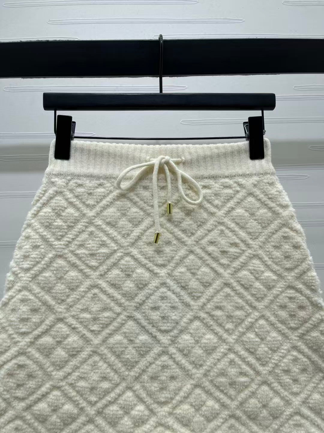 Jacquard knit skirt