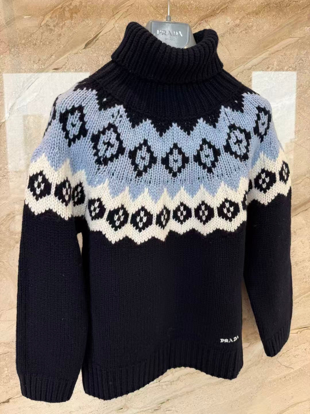 Classic Fair Isle patterned sweater