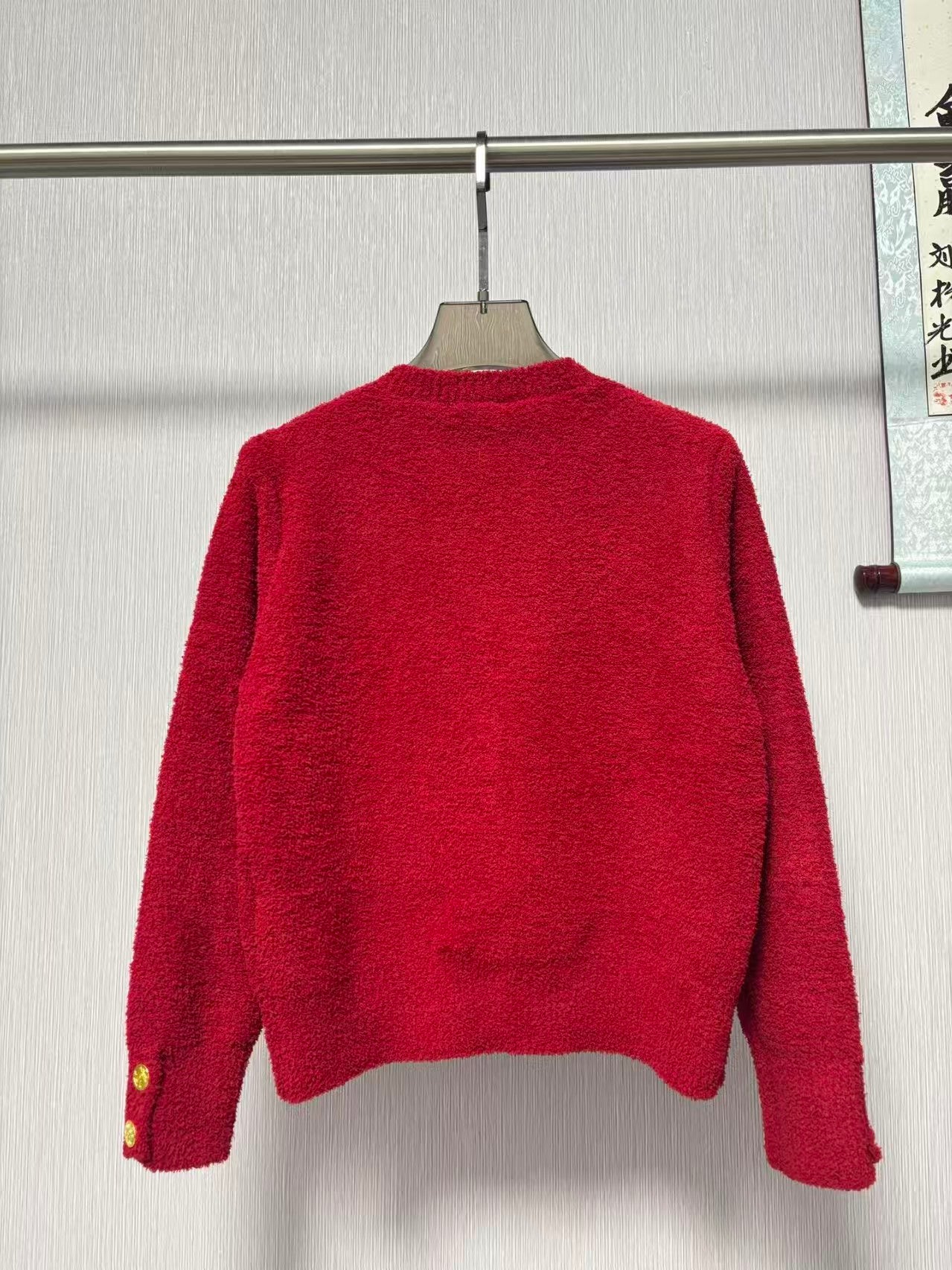 New jacquard knit cardigan