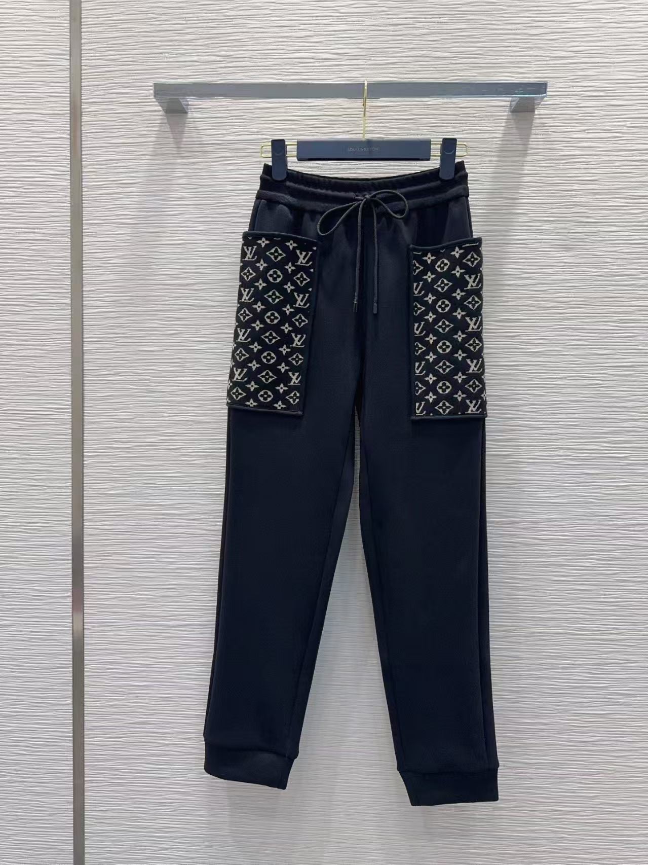 Casual trousers with elasticated waist