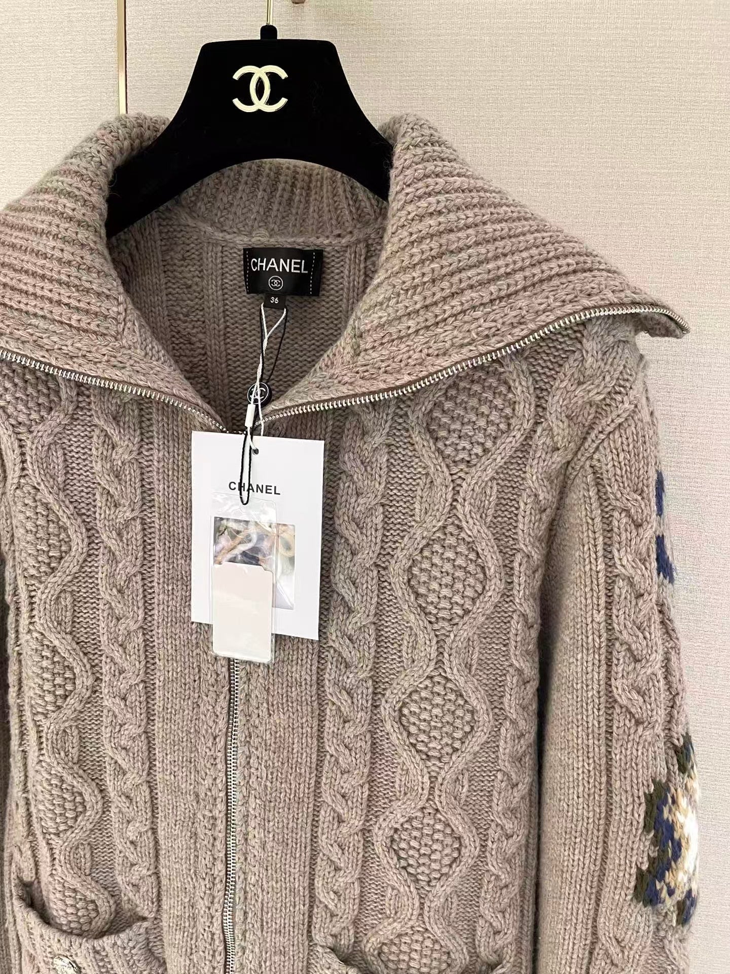 New wool cardigan