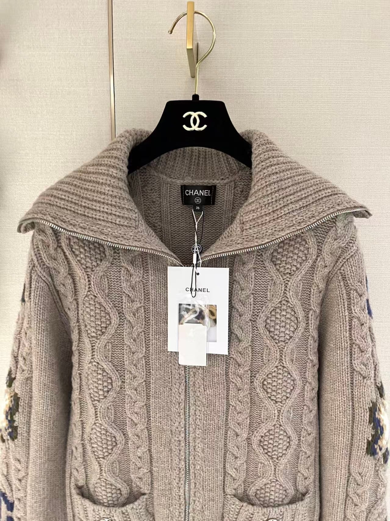 New wool cardigan