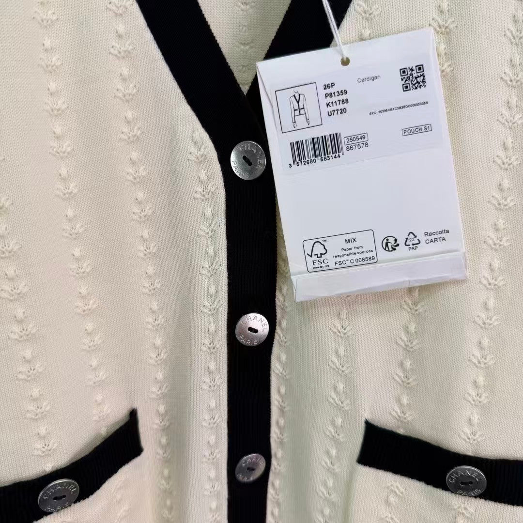 26SS New V-neck Cardigan