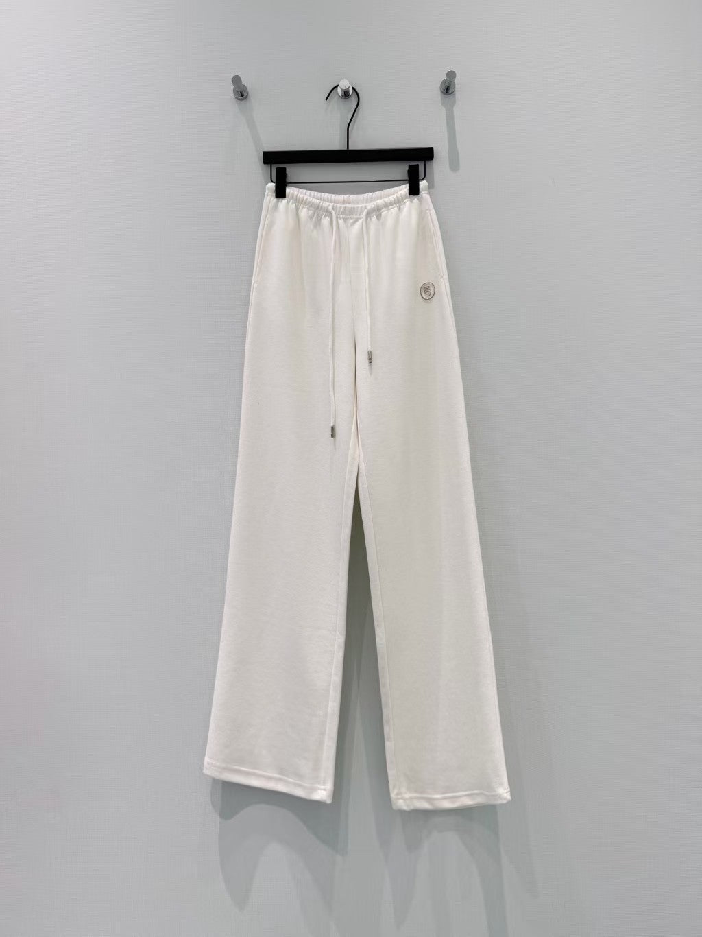Tencel cotton beaded casual pants