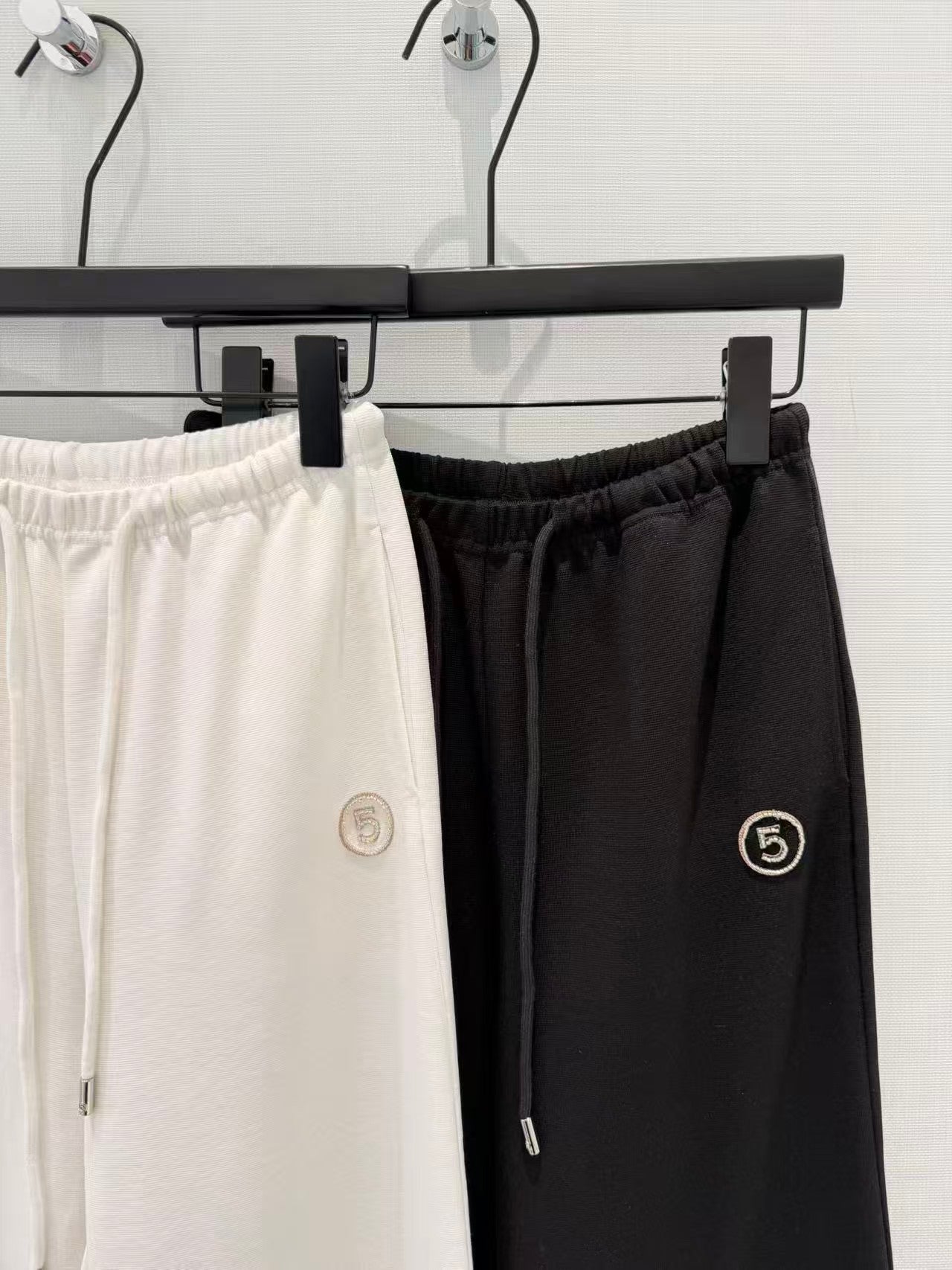 Tencel cotton beaded casual pants