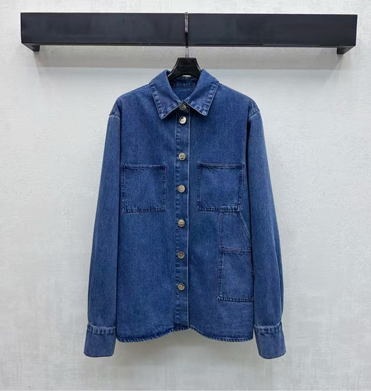 26 New Letter Logo Denim Shirt