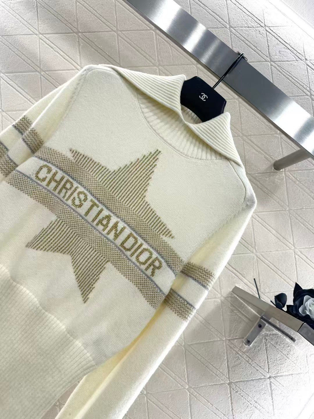 New Collared Knitted Pullover Sweater