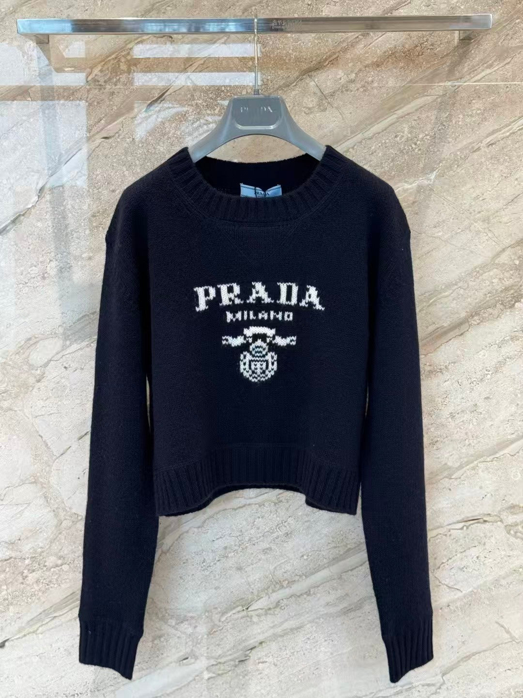 26 Jacquard Logo Wool and Cashmere Sweater