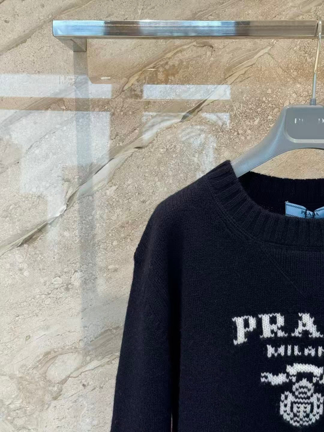 26 Jacquard Logo Wool and Cashmere Sweater