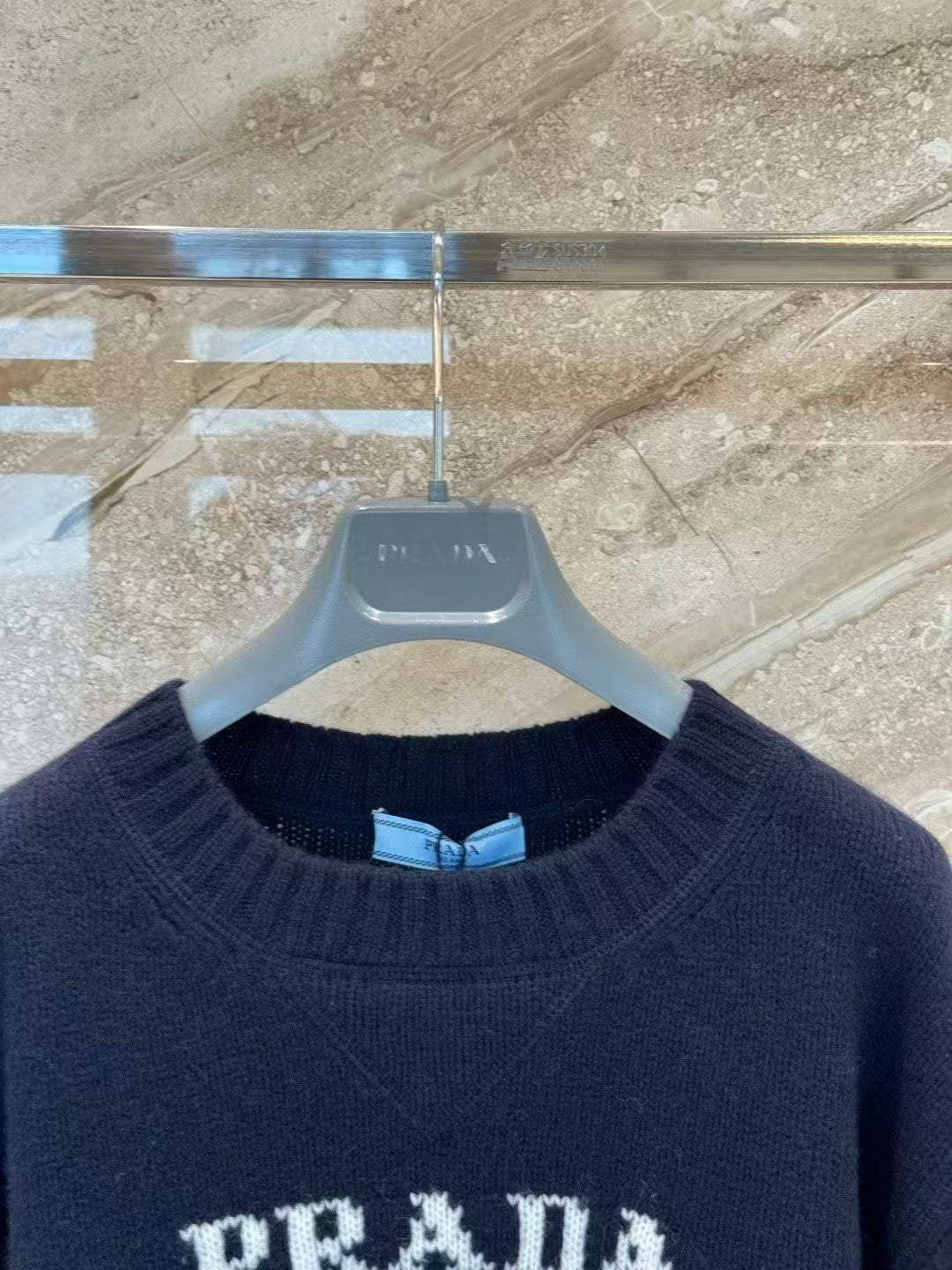 26 Jacquard Logo Wool and Cashmere Sweater
