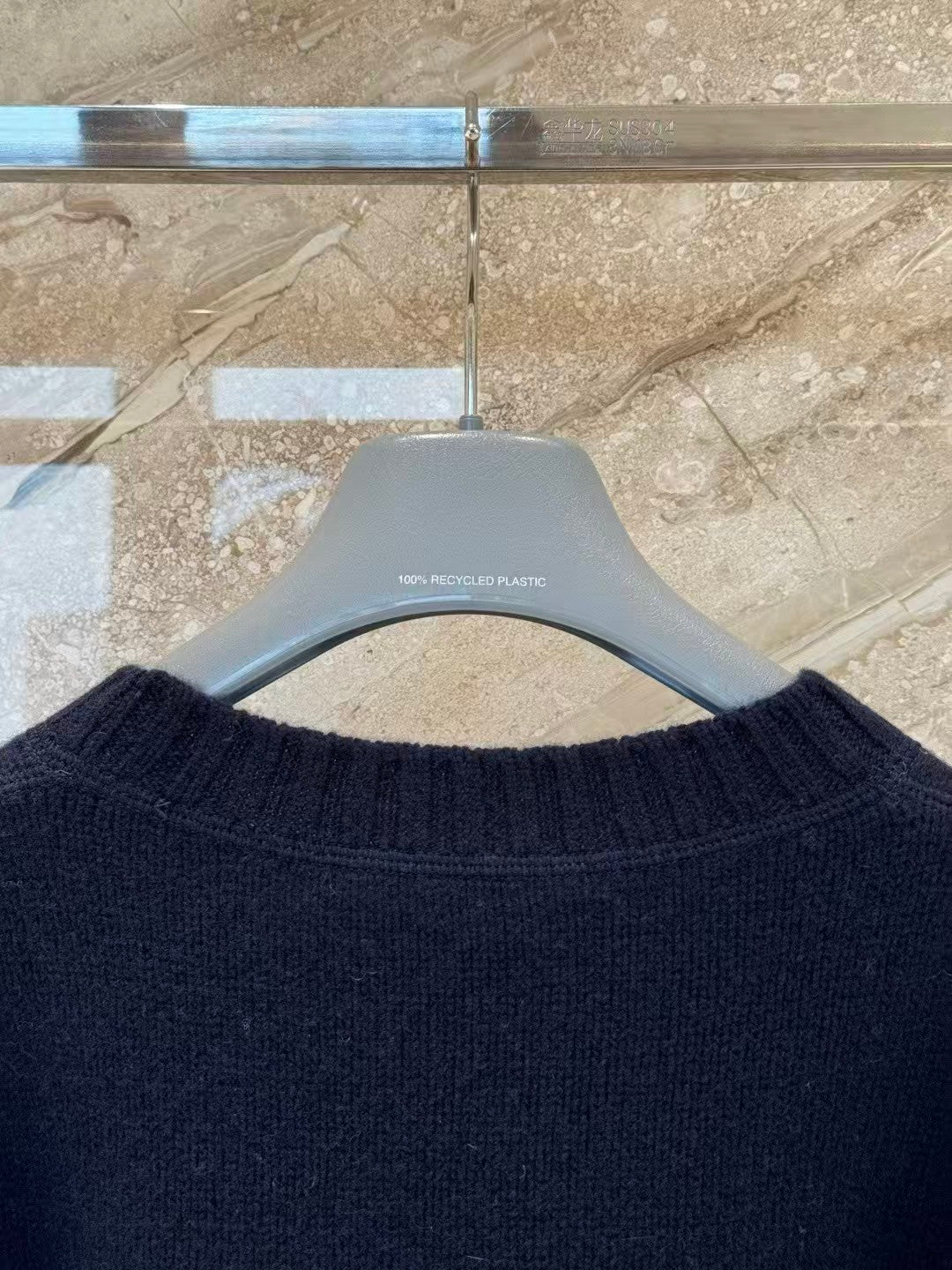 26 Jacquard Logo Wool and Cashmere Sweater