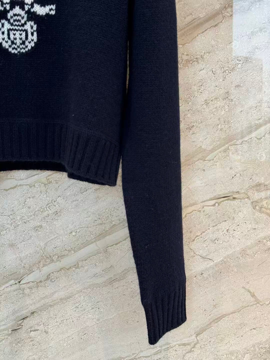 26 Jacquard Logo Wool and Cashmere Sweater