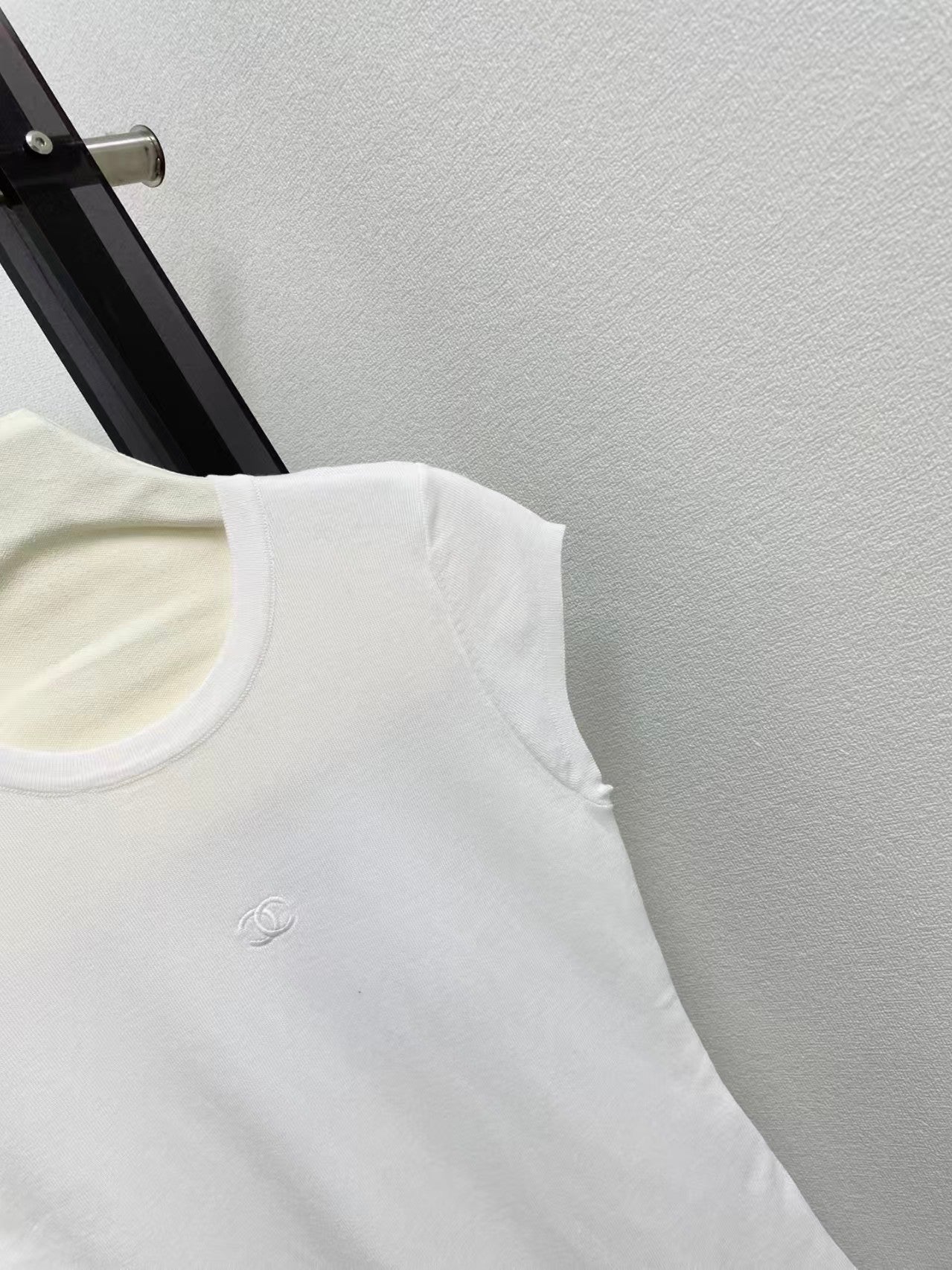 26SS logo embroidered short-sleeved shirt