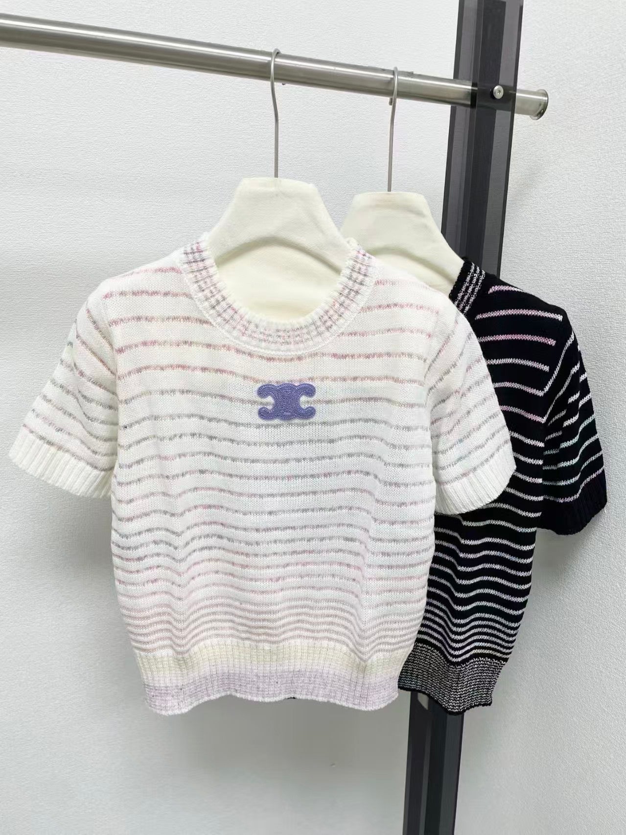 26SS Gradient Striped T-shirt