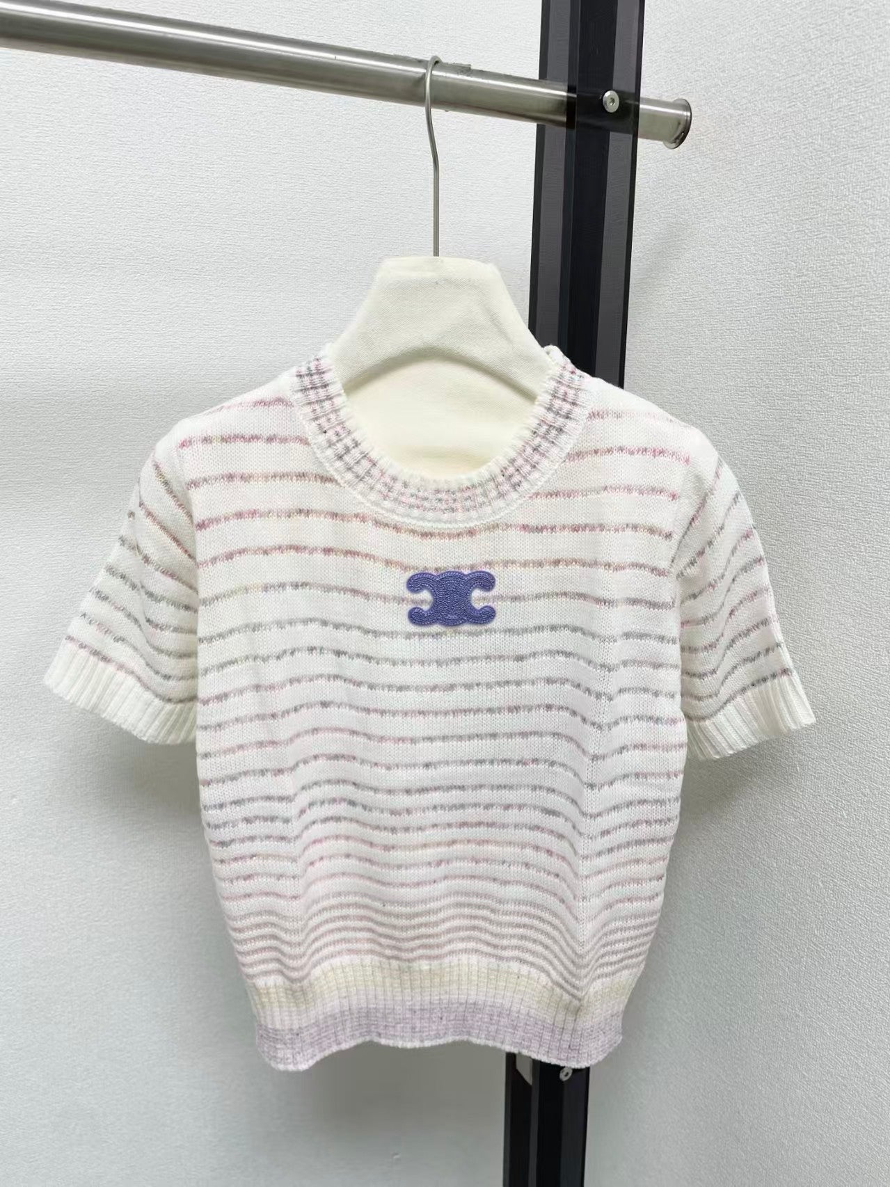 26SS Gradient Striped T-shirt