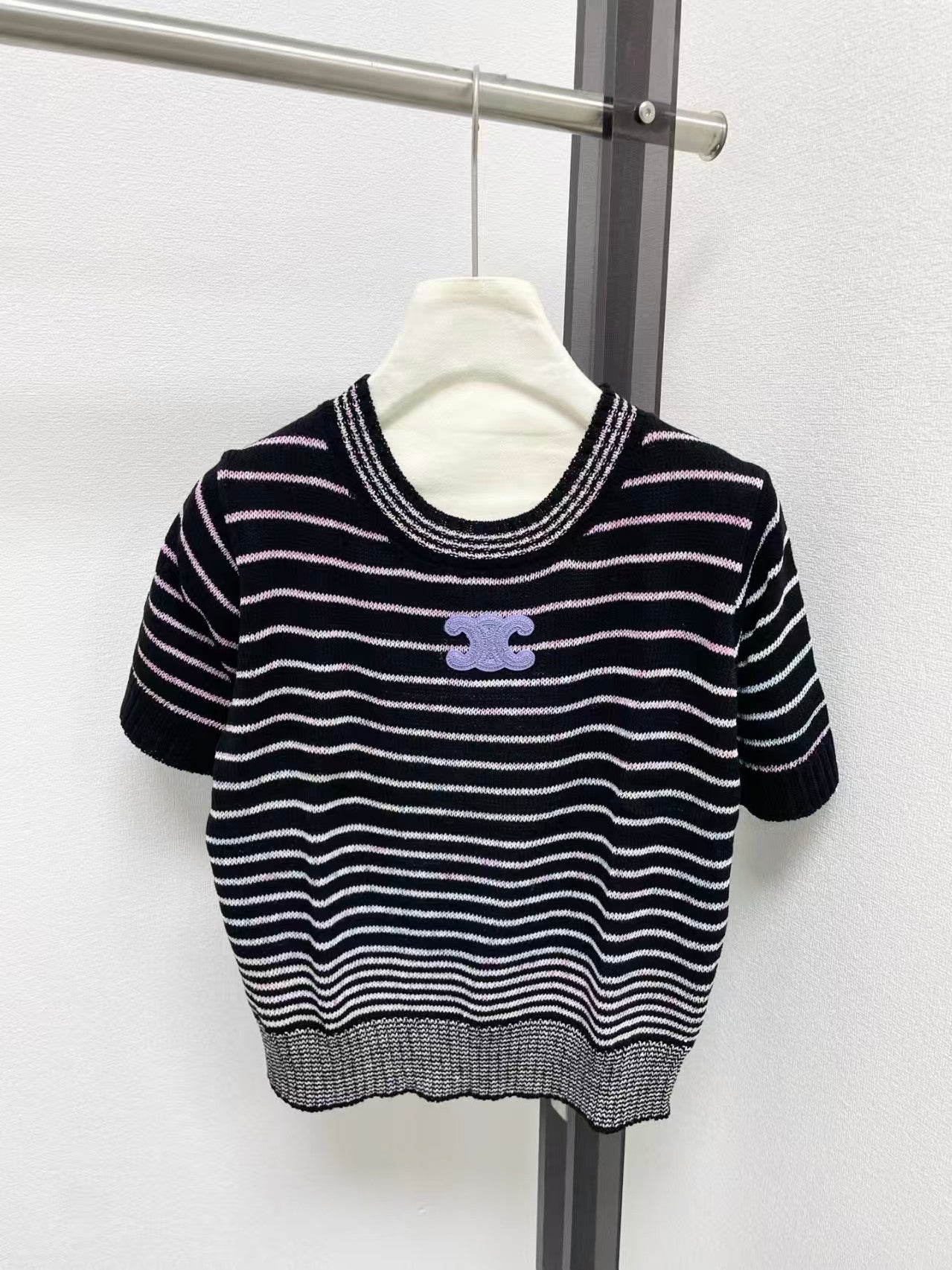 26SS Gradient Striped T-shirt