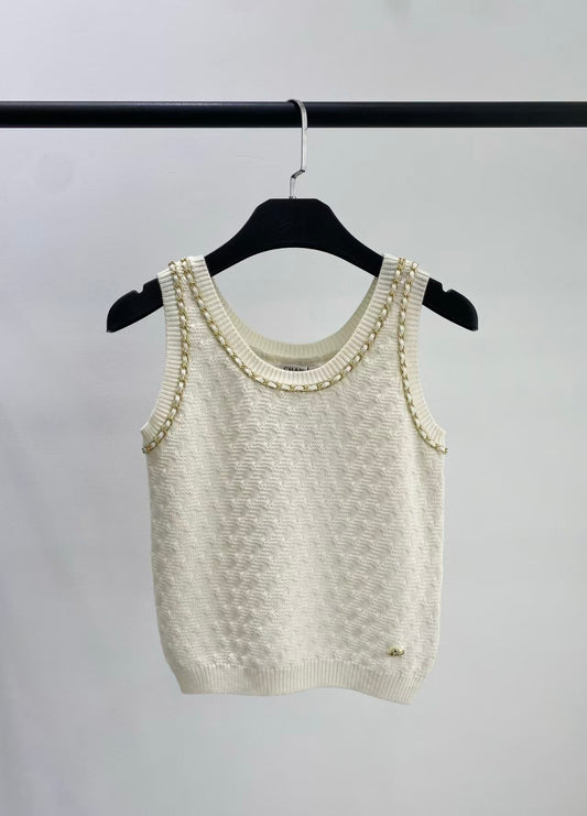 Classic best-selling chain knit vest