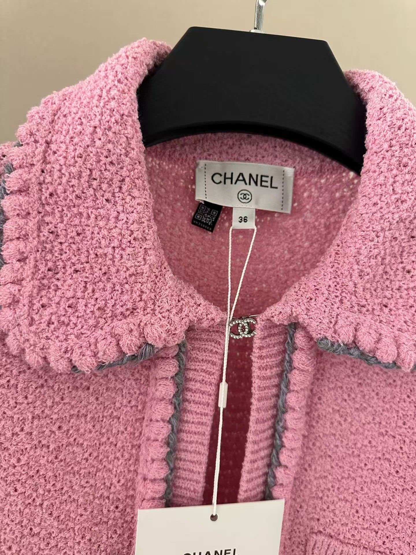 26SS Cherry Blossom Pink Cardigan