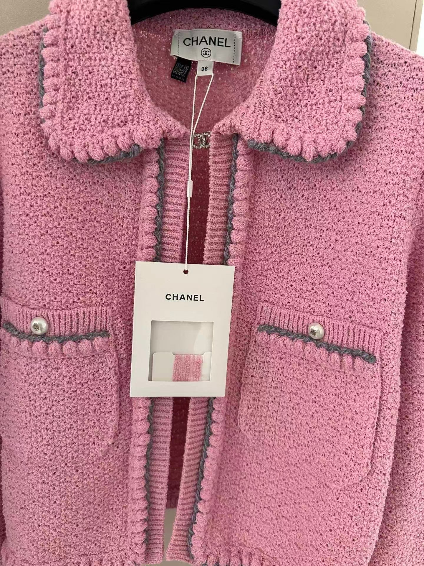 26SS Cherry Blossom Pink Cardigan