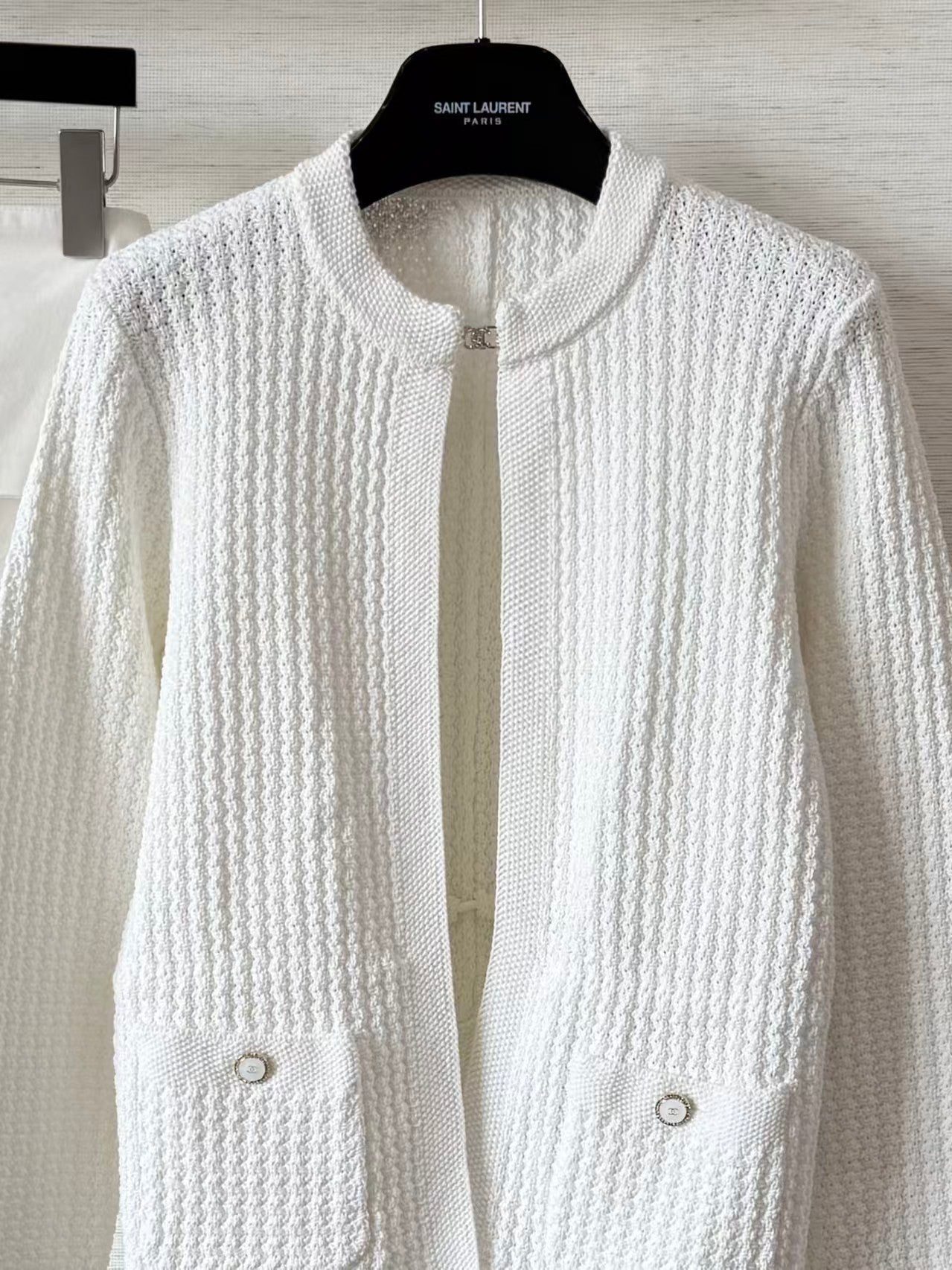 26ss Waist-cinching Long-sleeved Knit Cardigan