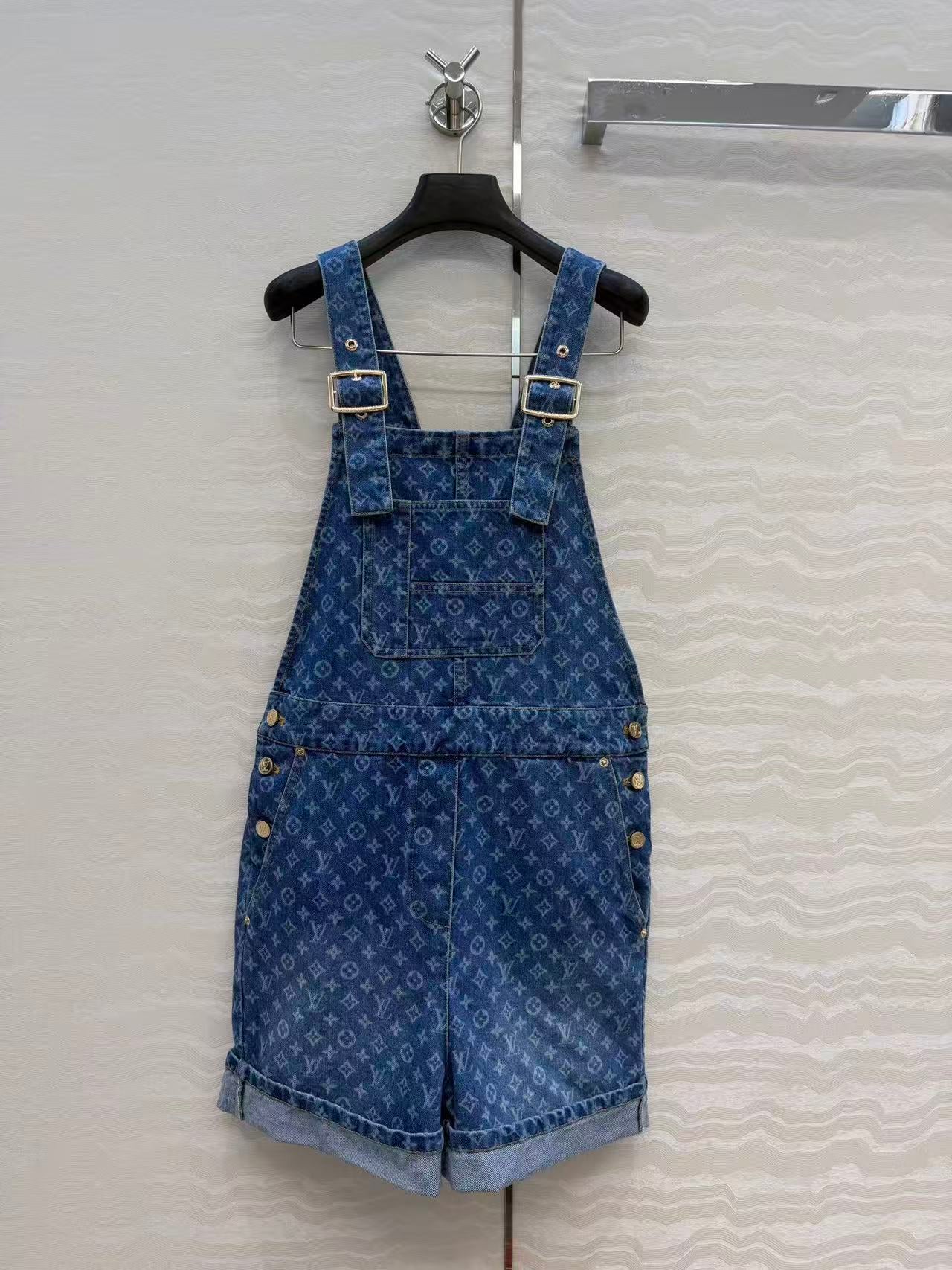 26SS Denim Overalls
