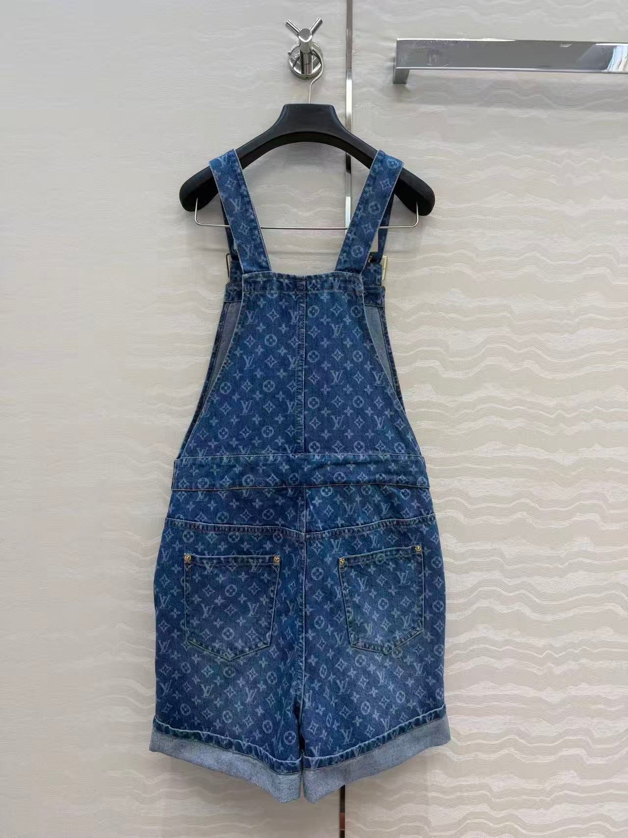 26SS Denim Overalls
