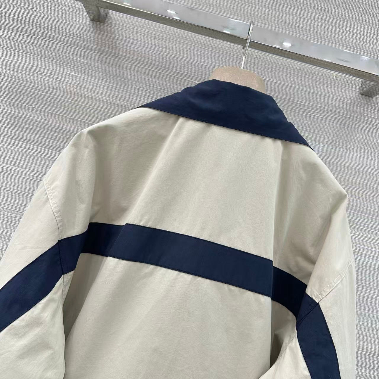 26SS Khaki and Black Patchwork Jacket