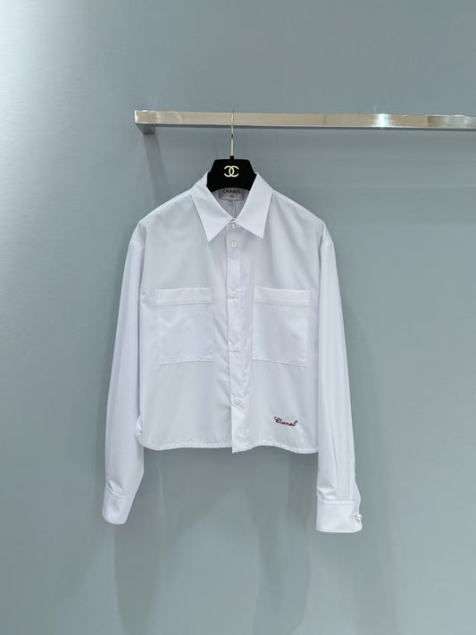 26SS New White Chain Cardigan