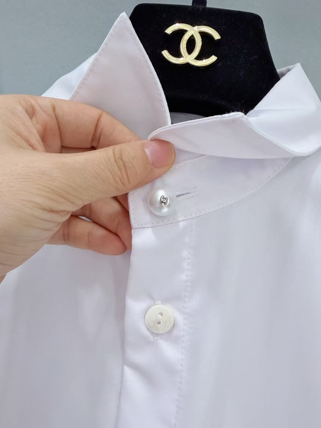 26SS New White Chain Cardigan