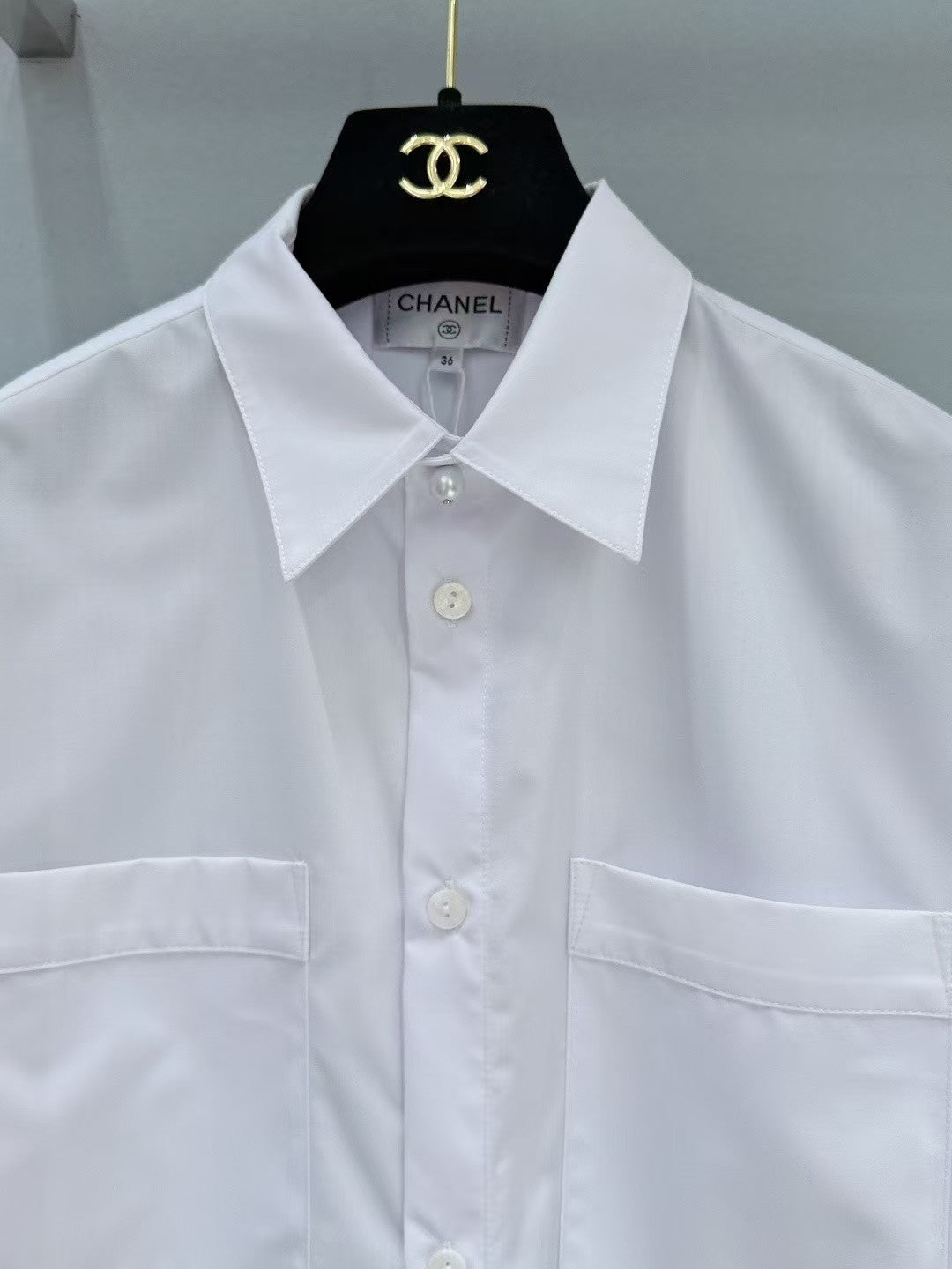26SS New White Chain Cardigan