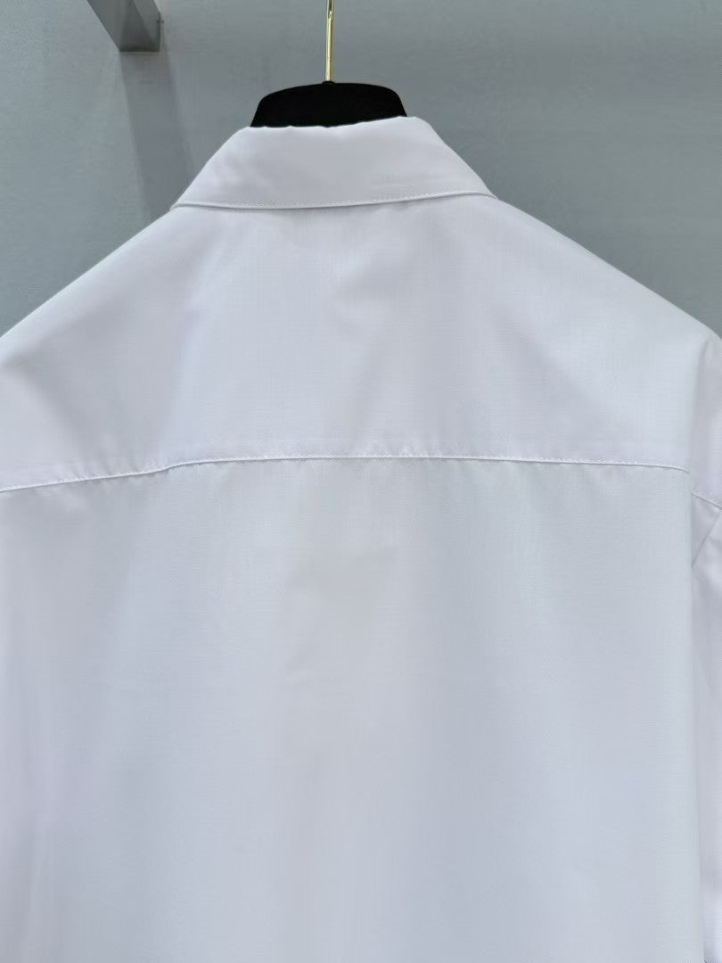 26SS New White Chain Cardigan